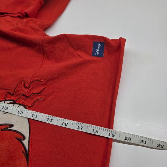 Disney Spirit Jersey Cat Freakin Adorable Cropped Women Large Orange - Picture 11 of 11